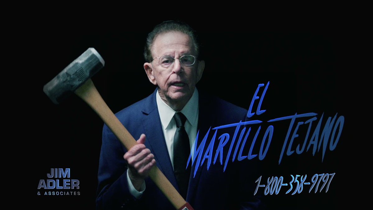 Wanna know what's more annoying than a Jim Adler commercial?
A Jim Adler commercial in Spanish.
It's even worse than the "kars4kids" commercials.