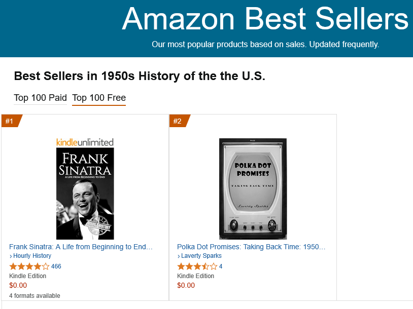 Sparkswriter's tweet image. Are you a fan of the 1950s? Then you&apos;ll be excited to read my short story collection of that period. FREE ON KINDLE! And check out what other book is beside mine! #1 &amp;amp; #2. Enjoy the glory days of the fifties! #vintage #Retro #KindleDeals #nostalgia