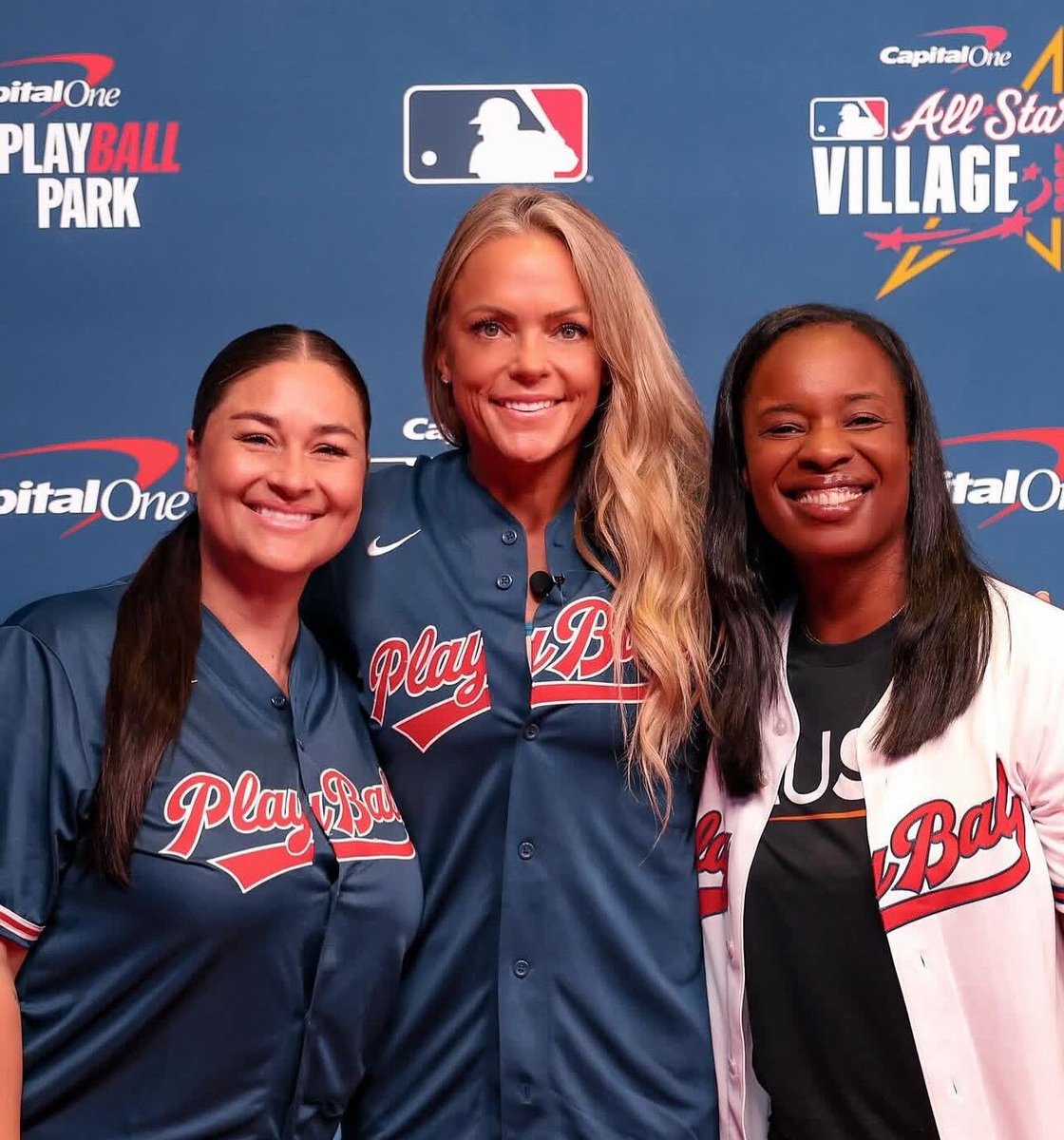 Play Ball (@playball) on Twitter photo MLB Softball Ambassadors <a href="/JennieFinch/">Jennie Finch</a>, <a href="/LChamberlain44/">Lauren Gipson</a> and <a href="/natashawatley29/">Natasha Watley OLY</a> are ready for a great day at Capital One Play Ball Park! 🤩🥎 MLB Softball Ambassadors <a href="/JennieFinch/">Jennie Finch</a>, <a href="/LChamberlain44/">Lauren Gipson</a> and <a href="/natashawatley29/">Natasha Watley OLY</a> are ready for a great day at Capital One Play Ball Park! 🤩🥎
