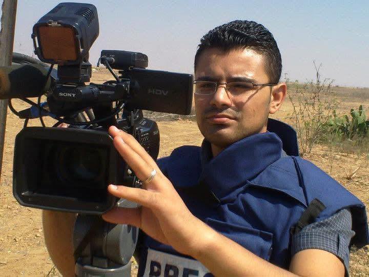 Israel assassinated journalist Fadi Khalifa in Gaza today.

Another voice from Gaza has been silenced, but they will never be able to kill his story.