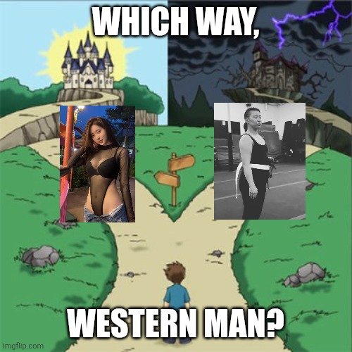 M1ST3R_N0B0DY_'s tweet image. Which Way, Western Man?