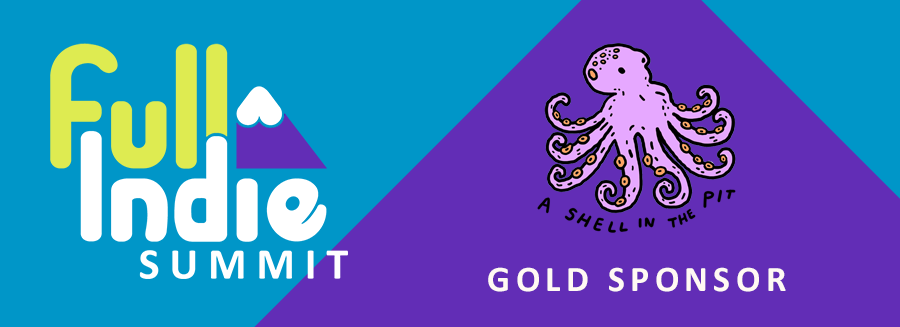 FullIndie's tweet image. Thank you to our gold sponsor @AShellinthePit!
An employee-first audio and trailer production studio known for their whimsical sound design, they've contributed to 60+ games & are currently working on their first original game, Fish Game 🐟
ashellinthepit.com