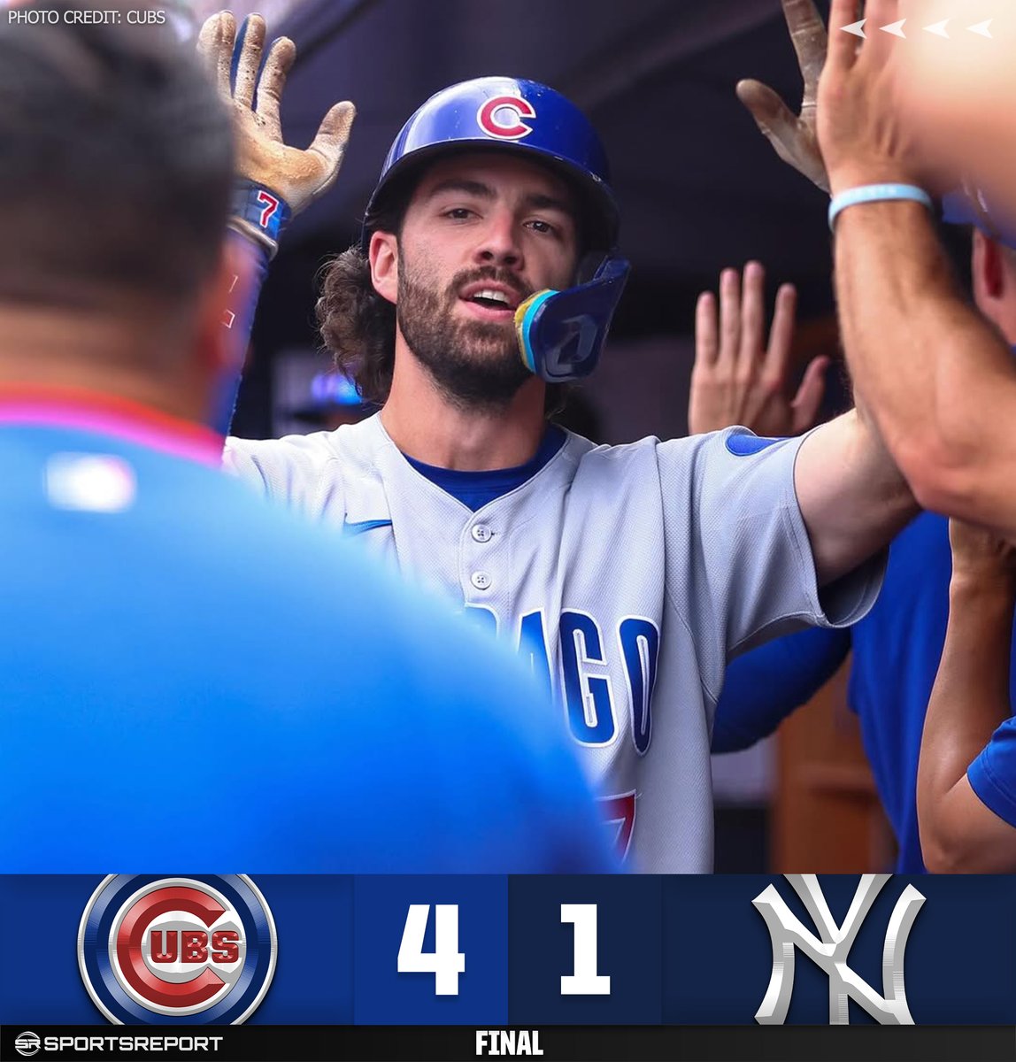 InsidetheIvy's tweet image. CUBS WIN!!! Chicago beats the Yankees again to secure the series win!! #NorthsideVibe