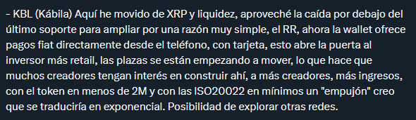 Estaba en lo cierto con mi planteamiento a corto plazo. 

Casi 60% de subida en estos 13 días de julio con mi principal posición en ISO20022 y no ha sido ni XRP, ni HBAR o XLM.

- Narrativa potencial en ISO, más "early" en Holders, lo que da un push importante a la hora de poder