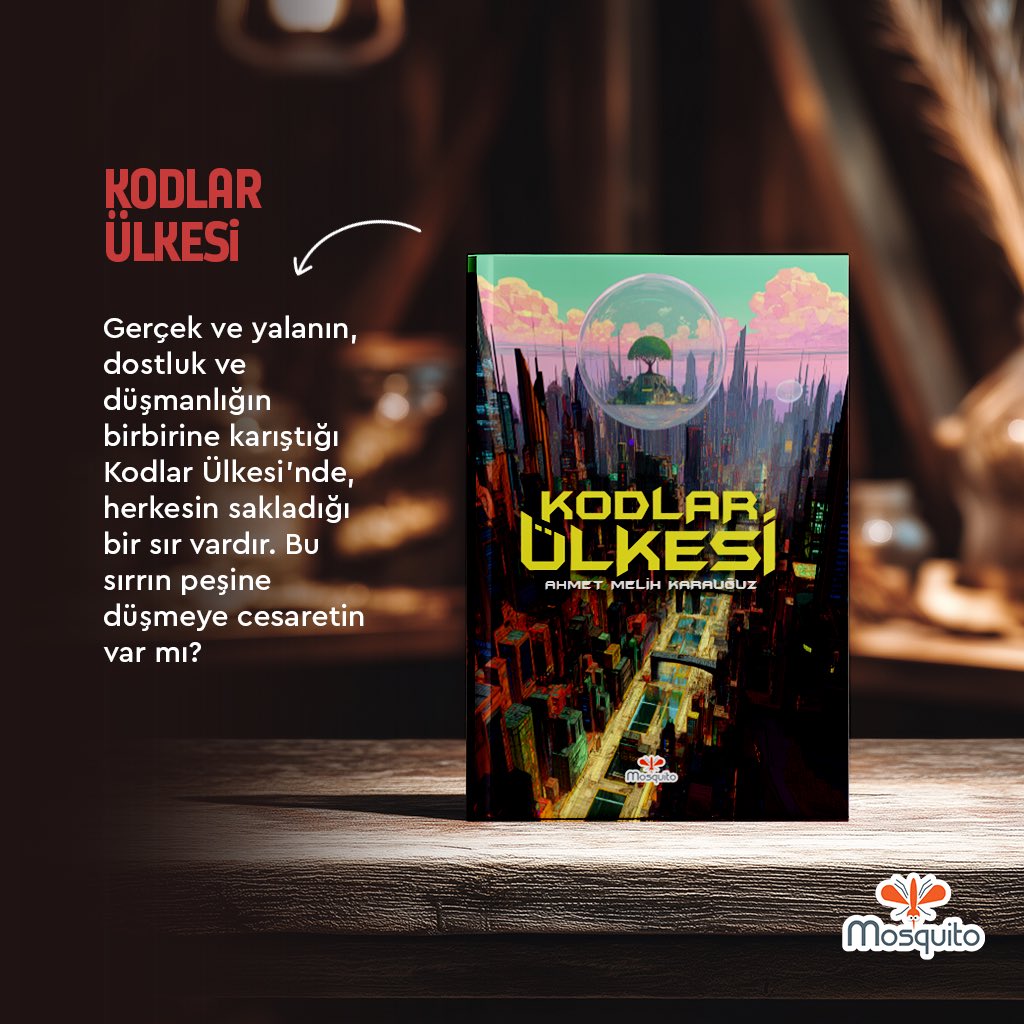 Gerçek ve yalanın, dostluk ve düşmanlığın birbirine karıştığı Kodlar Ülkesi’nde, herkesin sakladığı bir sır vardır. Bu sırrın peşine düşmeye cesaretin var mı?

#mosquitoyayınları #kitap #kitapönerisi #kitapserisi #cocukkitapları #yazar #oku #mosquito #yaztatili #tatil #çocukkitap