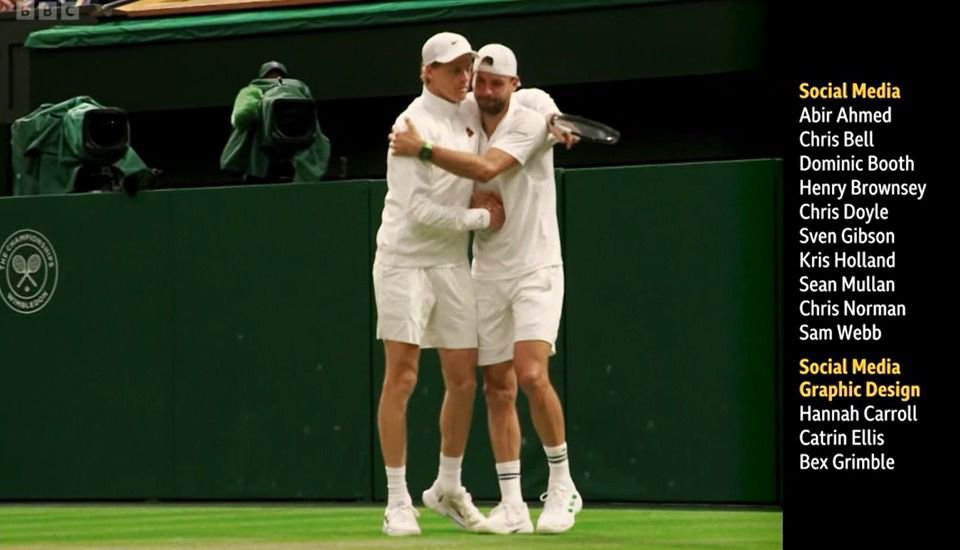 B3x_Graphics's tweet image. Wimbledon 2025 x BBC Sport post broadcast credits 🤟🏻