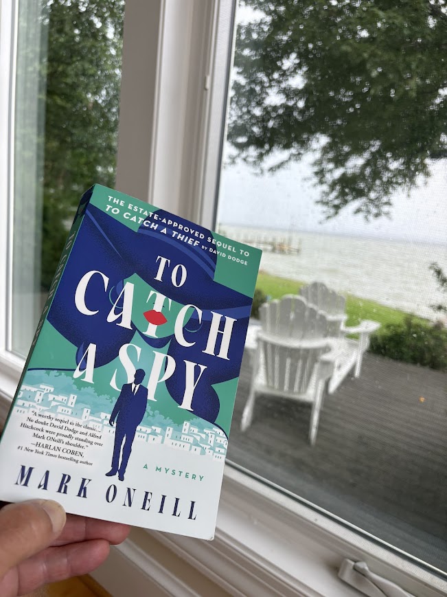 Great way to spend a drizzly day on Cobb Island...

Then again, every day is a great day when you're reading To Catch a Spy!

Give it a try: amazon.com/Catch-Spy-Mark…