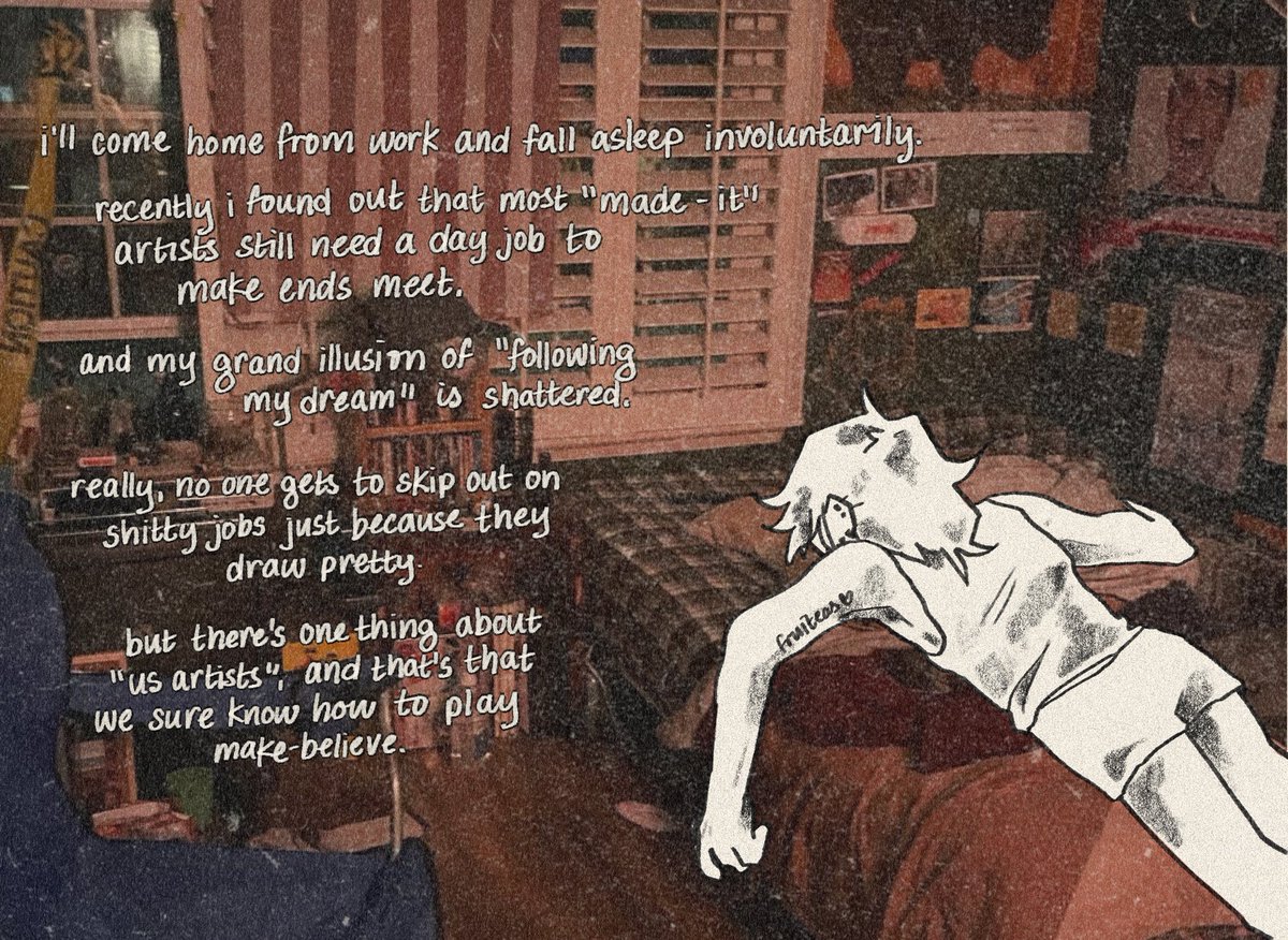 fruiteasart's tweet image. self reflection from someone turning twenty five this week… we’ll get em next time!!!!!