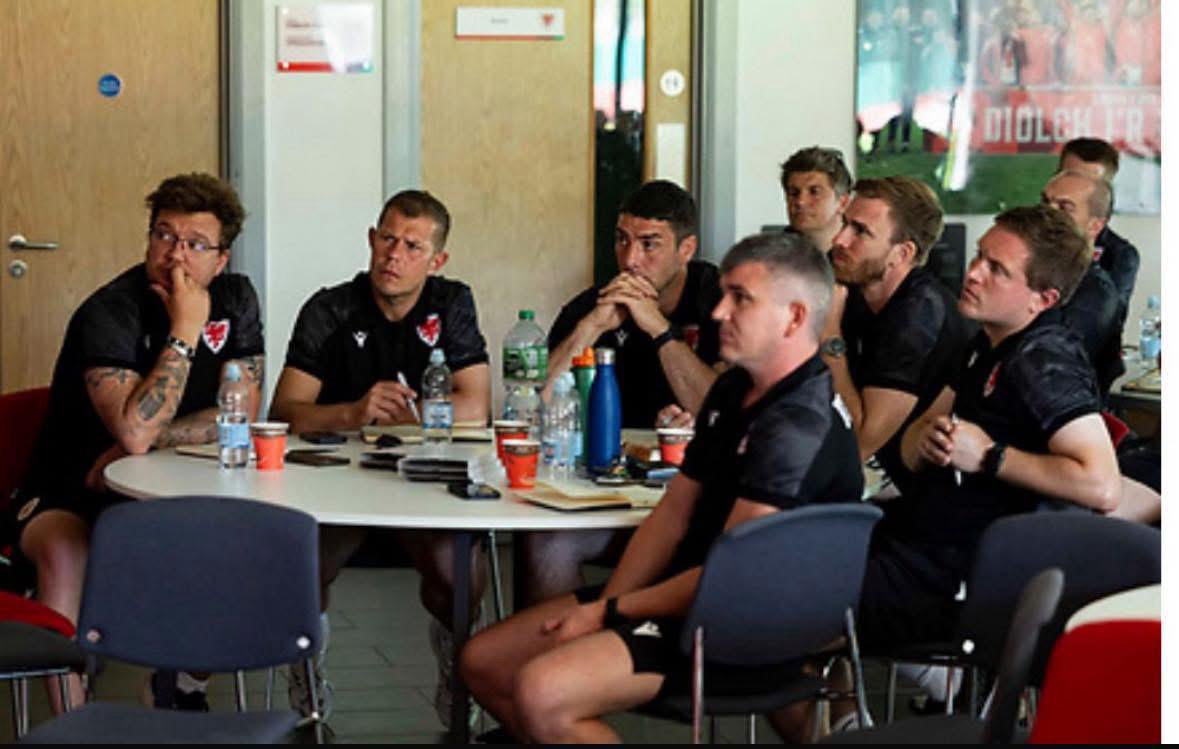 Gwent officials at the tier 2 Conference at Dargon Park today.