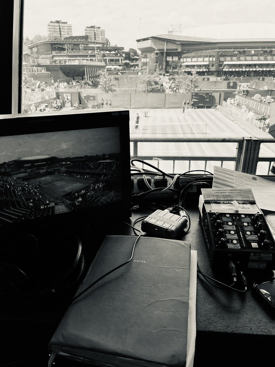 Two weeks that go by in a flash. 

Thank you <a href="/Wimbledon/">Wimbledon</a> &amp; the <a href="/BBCSport/">BBC Sport</a> team that make it so special. What a privilege.

#wimbledon #bbctennis