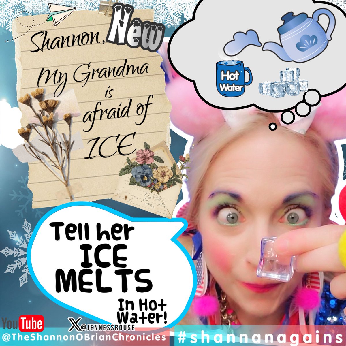 #ice, #funny, #advice, #justaskshannon, #theshannonobrianchronicles