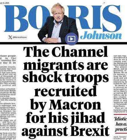 To think that this desperate tabloid Rod Liddle knock-off was once a Prime Minister…