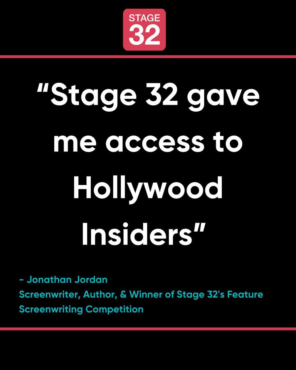 When Jonathan Jordan won the Stage 32 Feature Screenwriting Competition, everything changed—from industry access to a full-time writing career.