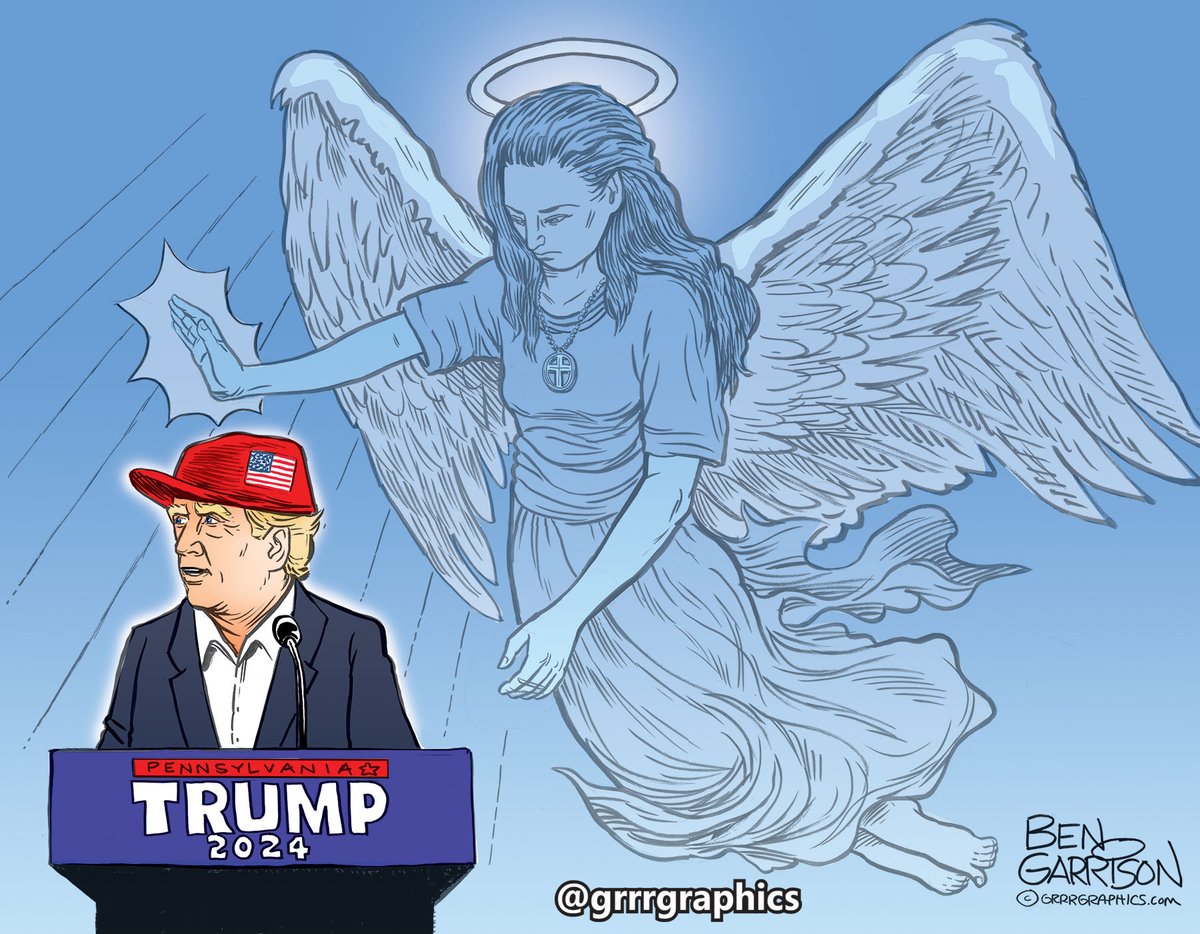 WHERE WERE YOU ON JULY 13TH, 2024?
Cartoon republished 07/13/2025

Today is July 13th and it’s been one year since President Trump was nearly assassinated in Butler, Pennsylvania.

We remember it clearly. We were sitting outside coming up with cartoon ideas when we saw news