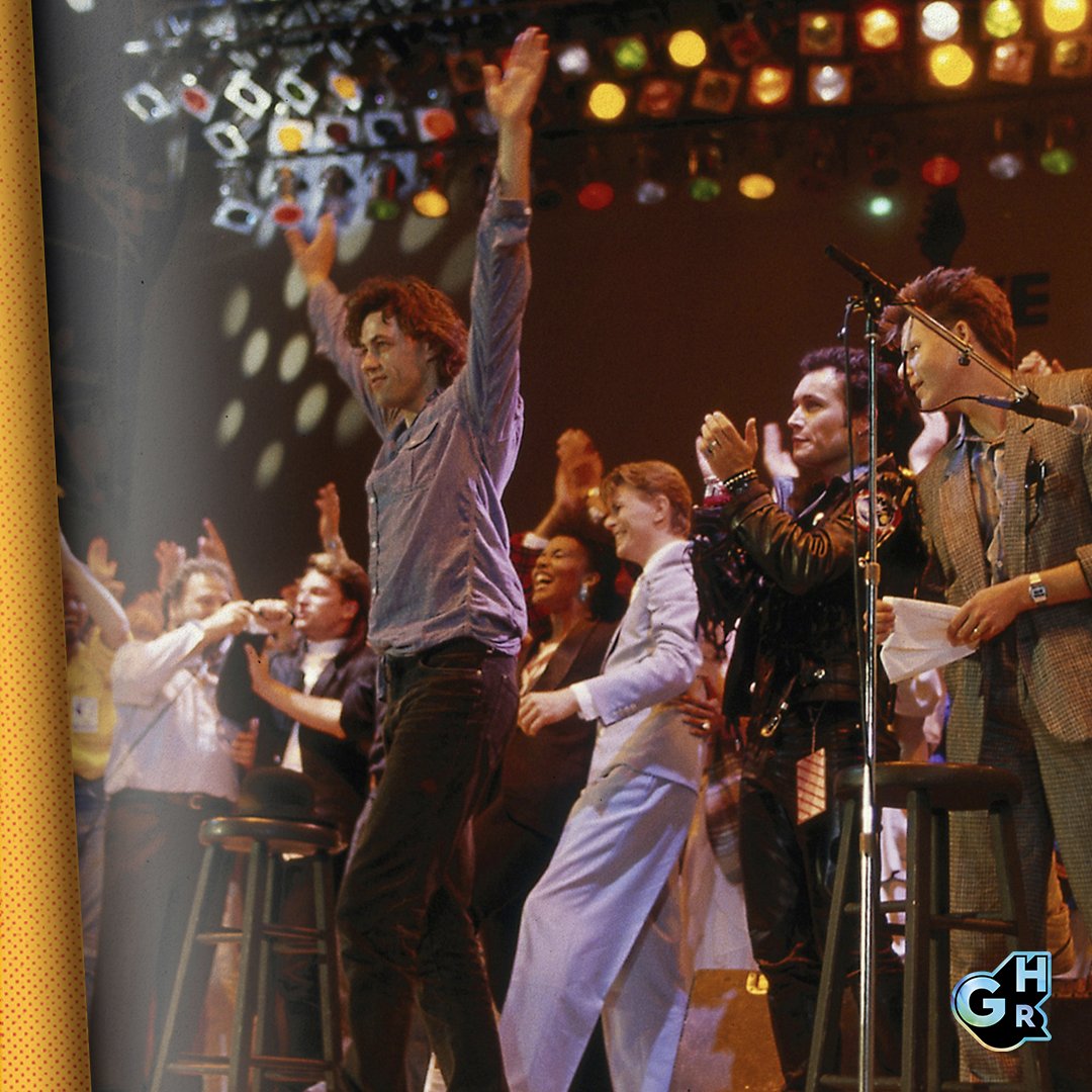 At this time 40 years ago Band Aid performed at #LiveAid. ✨

Timestamp: 21:35 
📸: Brian Aris
