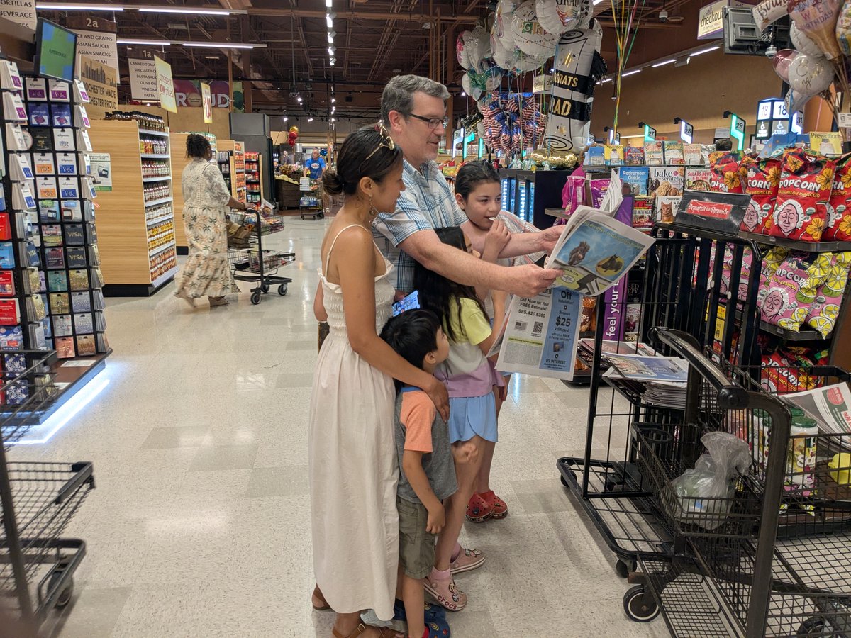 Our #CarouselAdventure just made it into the <a href="/DandC/">Democrat & Chronicle</a> and here's the moment we all saw it for the very first time! The kids were loving it!