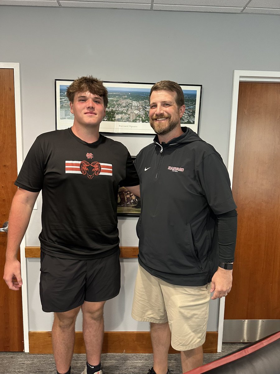 ConnorFurman76's tweet image. After a great camp and amazing conversation with @Coach_Aurich, I am very excited to announce that I have received an offer from Harvard University!
@CoachJimJackson @Coach_Joel_Lamb
@Coach_Nguyen @NewCanaanFB
