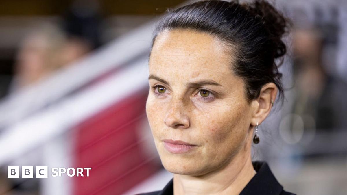 Are men still allowed to say that a woman is gorgeous?

Well, anyway, the Wales women's football manager. 

Rhian Wilkinson.