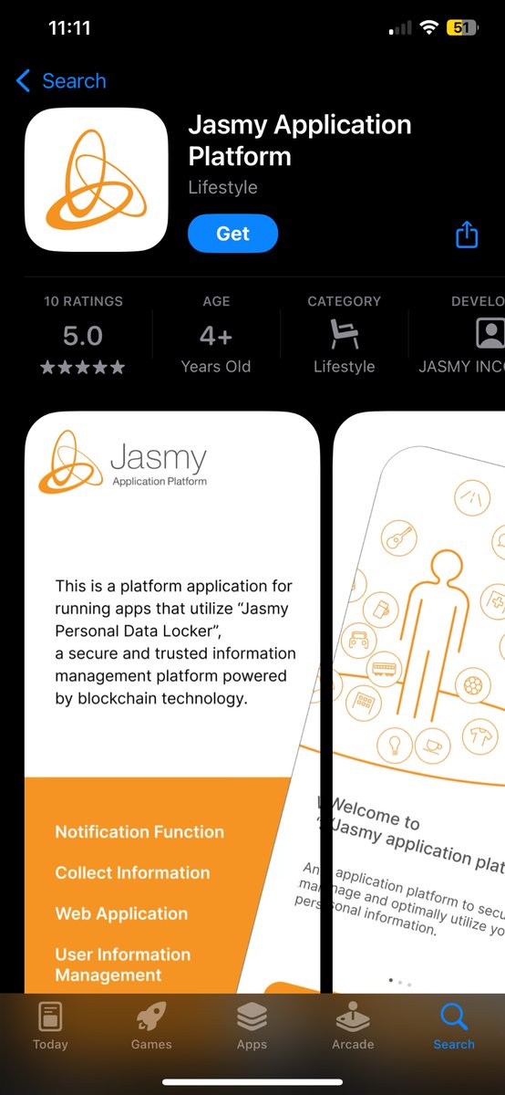 $Jasmy App is live