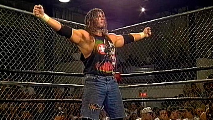 wrestle_hist's tweet photo. 7/13/1996
Terry Gordy, The Sandman & Tommy Dreamer defeated Brian Lee, Raven & Stevie Richards in a Rage in the Cage Match at Heat Wave from the ECW Arena in Philadelphia, Pennsylvania.
#ECW #HeatWave #TerryGordy #TheSandman #TommyDreamer #BrianLee #Raven #StevieRichards https://t.co/YKecBksM67