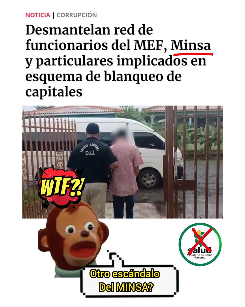 Más escándalos del MINSA,
En este caso, ya se han imputado cuatro personas por peculado dentro del programa de Sanidad Básica, con una posible lesión patrimonial estimada en $8 millones