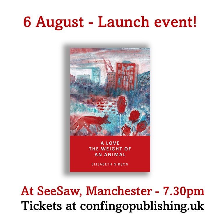 Carmenta Poetry (@carmentapoetry) on Twitter photo ๐ Come and join us at Seesaw to celebrate the launch of Elizabeth Gibson's A love the weight of an animal, the first publication from Carmenta Poetry.
โค๏ธ Free entry. Paid bar. Food from the RamYum Korean street food stall.
<a href="/Confingo/">Cลnfingล Publishing</a> @grizonne #poetry #manchester ๐ Come and join us at Seesaw to celebrate the launch of Elizabeth Gibson's A love the weight of an animal, the first publication from Carmenta Poetry.
โค๏ธ Free entry. Paid bar. Food from the RamYum Korean street food stall.
<a href="/Confingo/">Cลnfingล Publishing</a> @grizonne #poetry #manchester