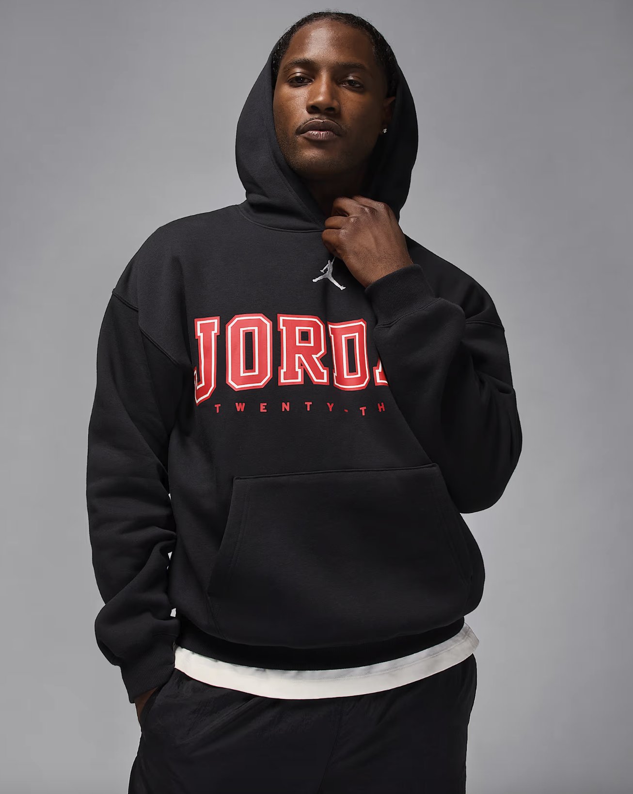 ★NIKE★JORDAN BROOKLYN OVERSIZED PULLOVER フーディ★追跡可 Jordan Brooklyn Fleece Men's Oversized Pullover Hoodie. Nike IL