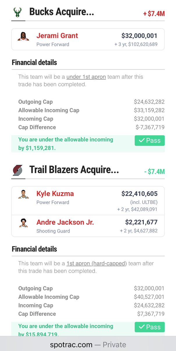 apdamico's tweet photo. @JWeinbachNBA The final piece could be RJ Barrett or possibly Grant to play the starting SF spot. https://t.co/tPlYJsHamy