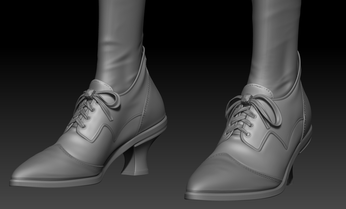 Thy shoes, sir? #zbrush
