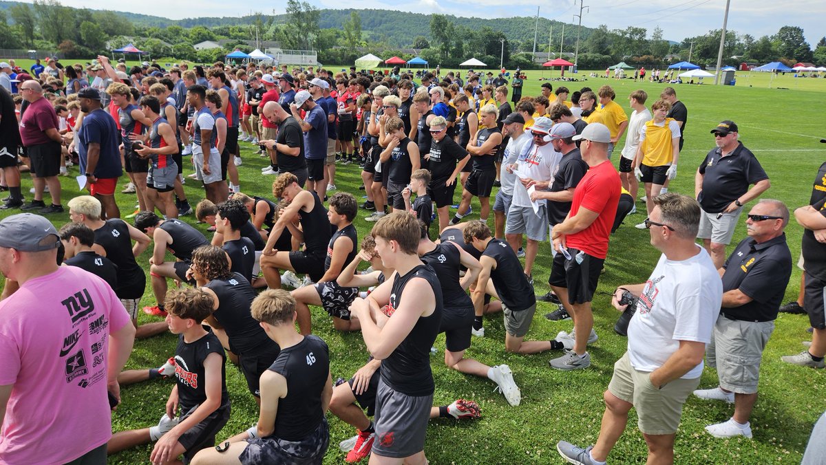 Some pics from <a href="/nyshsfca/">NYS High School Football Coaches Association</a> Summer 7v7 and lineman Championships <a href="/suny_cortland/">SUNY Cortland</a>