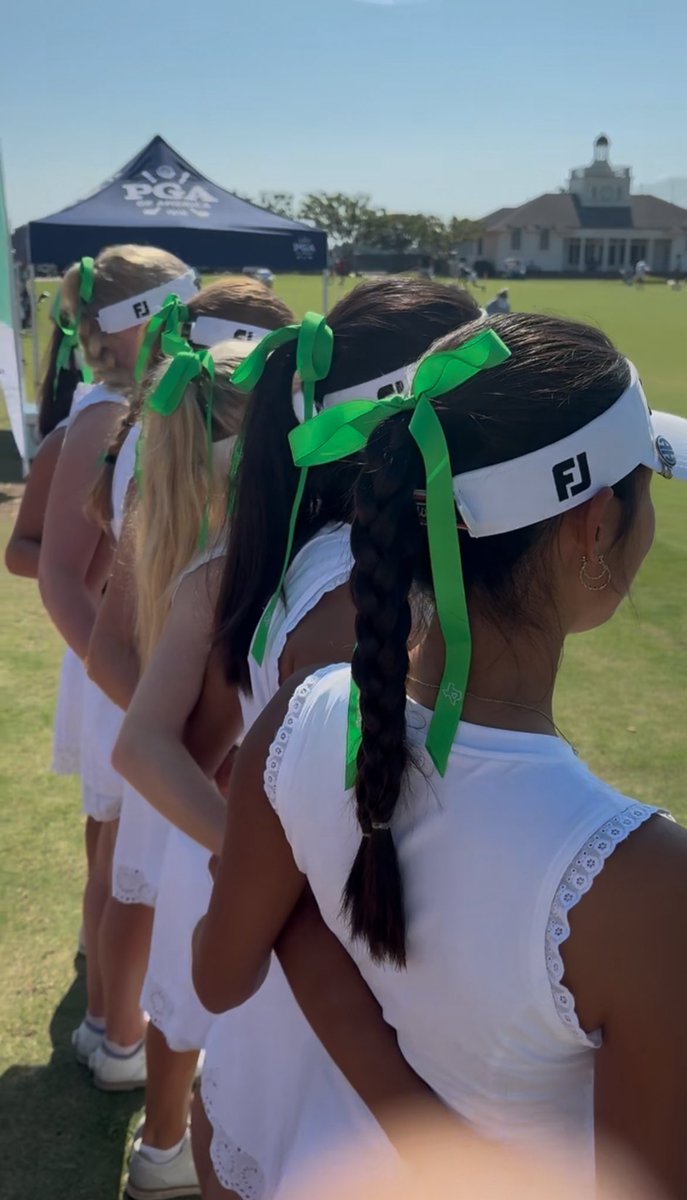 BasharaDana's tweet image. Wishing our AHHS Girls the best as they compete today at the National High School Championship in Pinehurst, NC! Mules up, ladies! 💙💛 So proud that you are representing our state with your Texas Strong ribbons 💚💚💚
