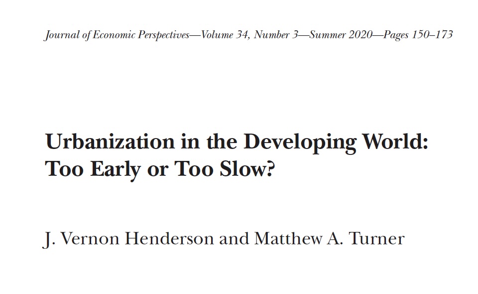 *** Everything Now Happens at "Earlier Stages of Development" Part 7932 ***

Whether it's life expectancy convergence, deindustrialisation, (sub)replacement fertility, democratisation, everything has been happening at "earlier stages of development". 

Urbanisation --
