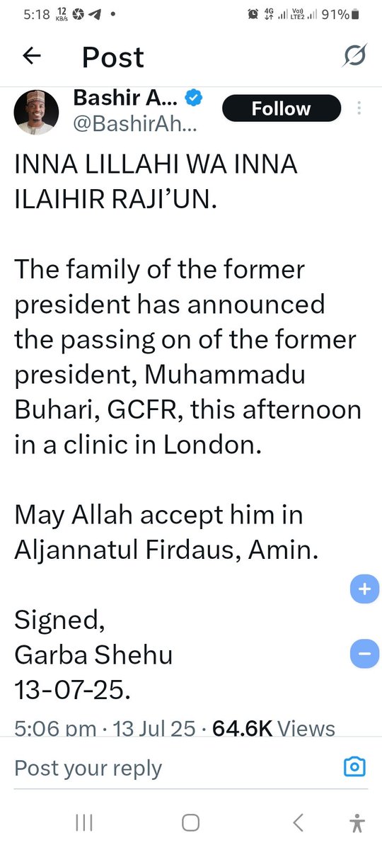 Is this true? #buhari