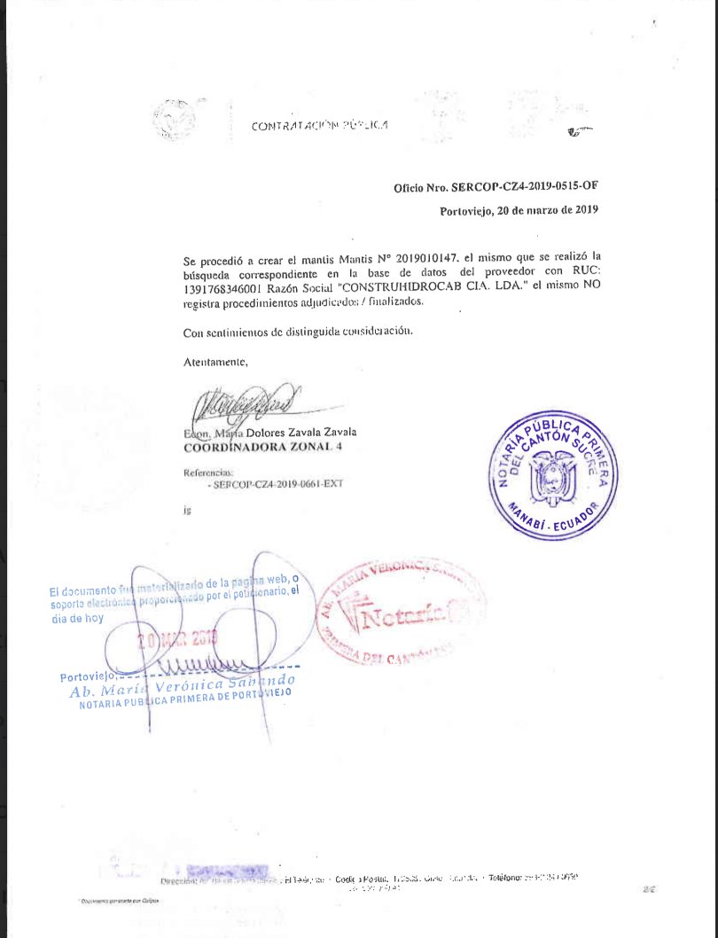 Roberto Calderón ⚖️ Abogado litigante penal 🇪🇨. (@rccalderon1) on Twitter photo <a href="/Altavozecu/">Altavozecu</a> Carlos Bernal no administró fondos, otorgó contratos ni tampoco priorizó obras (no tenía voto en el Comité de reconstrucción).
Lean el decreto ejecutivo 1004- 2016 que determina sus funciones.
En el juicio constan como prueba los certificados (de instituciones públicas) que su ex <a href="/Altavozecu/">Altavozecu</a> Carlos Bernal no administró fondos, otorgó contratos ni tampoco priorizó obras (no tenía voto en el Comité de reconstrucción).
Lean el decreto ejecutivo 1004- 2016 que determina sus funciones.
En el juicio constan como prueba los certificados (de instituciones públicas) que su ex