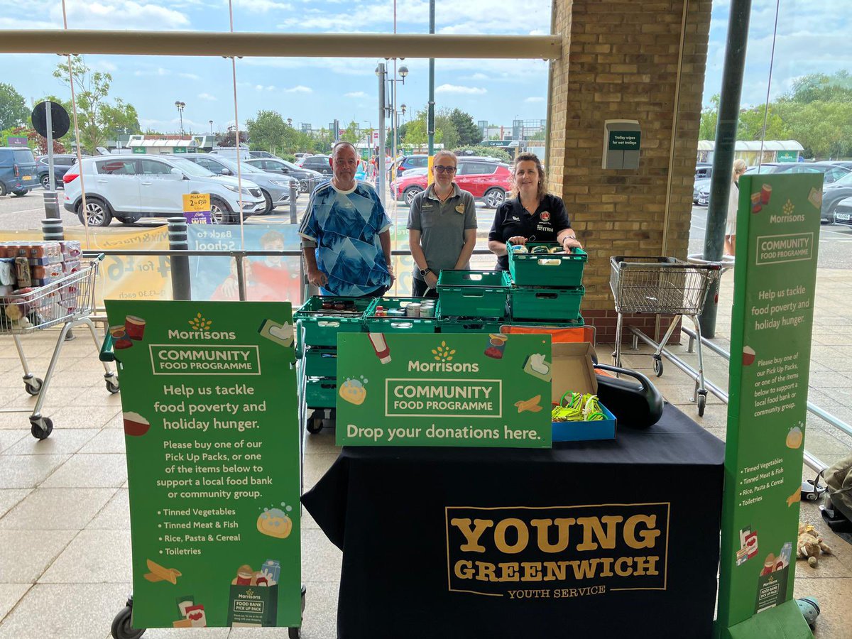 HawksmoorYouth's tweet image. Absolutely amazing today. Thank you to all @Morrisons Thamesmead shoppers who donated to it Summer Food Bank today. Supporting your community is just amazing Members @YoungGreenwich will not be going hungry this summer.