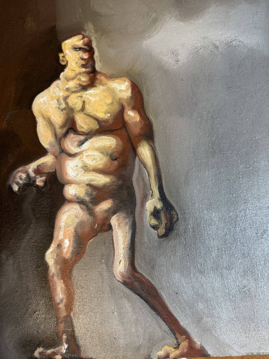 xuejiye66's tweet image. An ugly painting