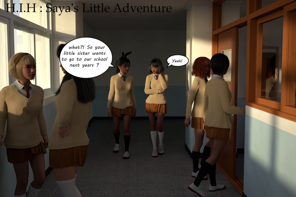 FDelamole's tweet photo. adaptation of a manga-style series by Labbaart. i really like his work and wanted to adapt one of the chapters in his series with my own tools, for those who don't know him, i invite you to follow him on X and on his website #giantess #sizedifference #SizeTwitter #HIH https://t.co/pFktAujTCE