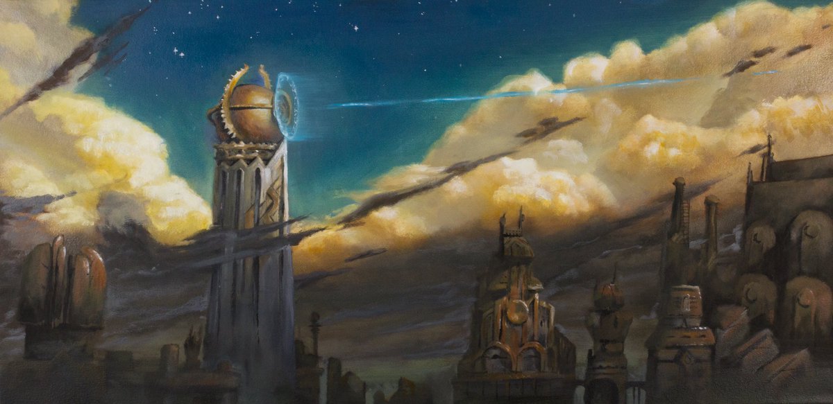 braaiboet's tweet image. I painted Piltover from #Arcane!
#painting #oilpainting