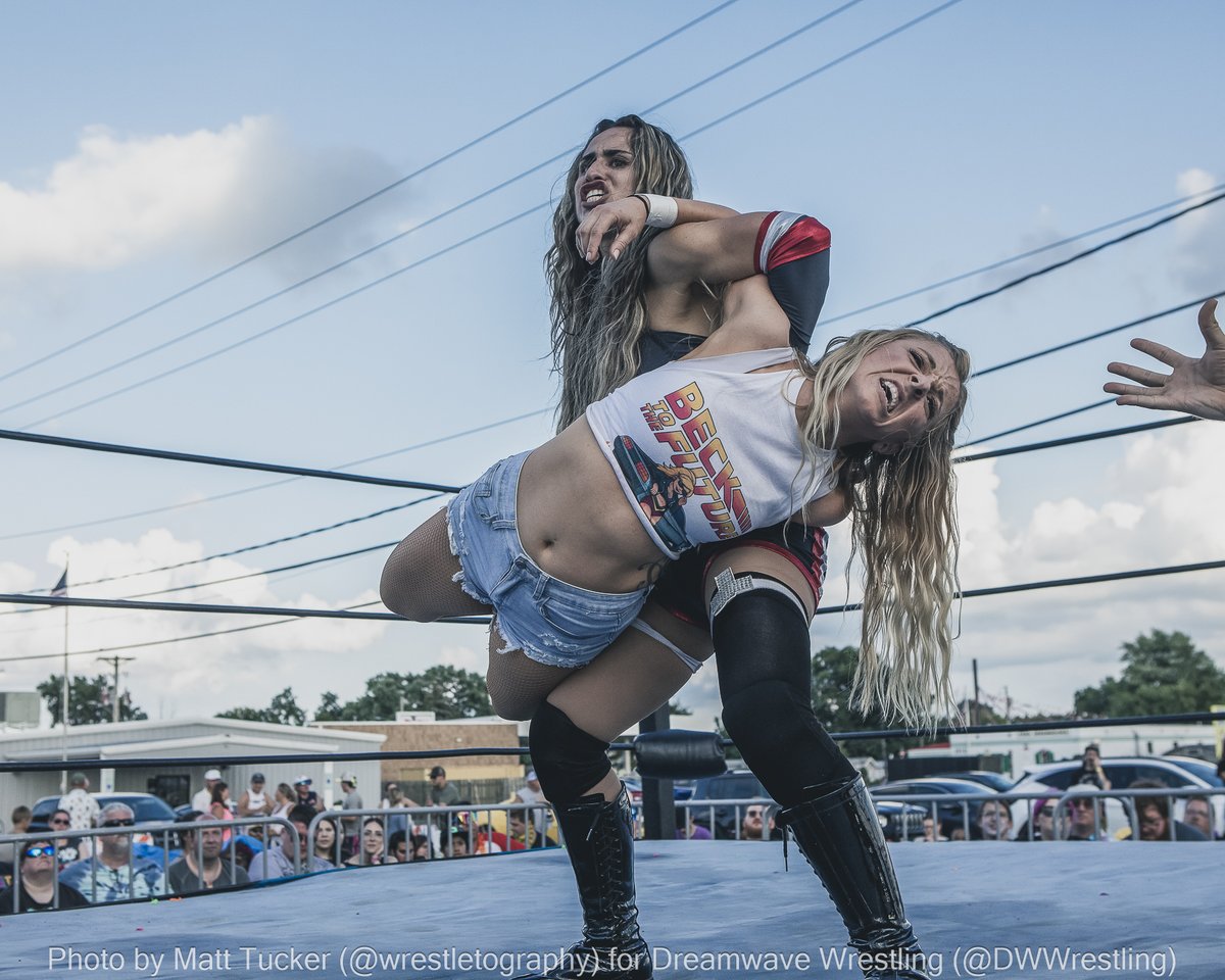 wrestletography's tweet photo. Uprising Alternative Title: Rebecca J. Scott (c) defeats Fallyn Grey
@DWWrestling 
@rebeccajscott_ 
@fallyngrey https://t.co/zjYym9LWY9