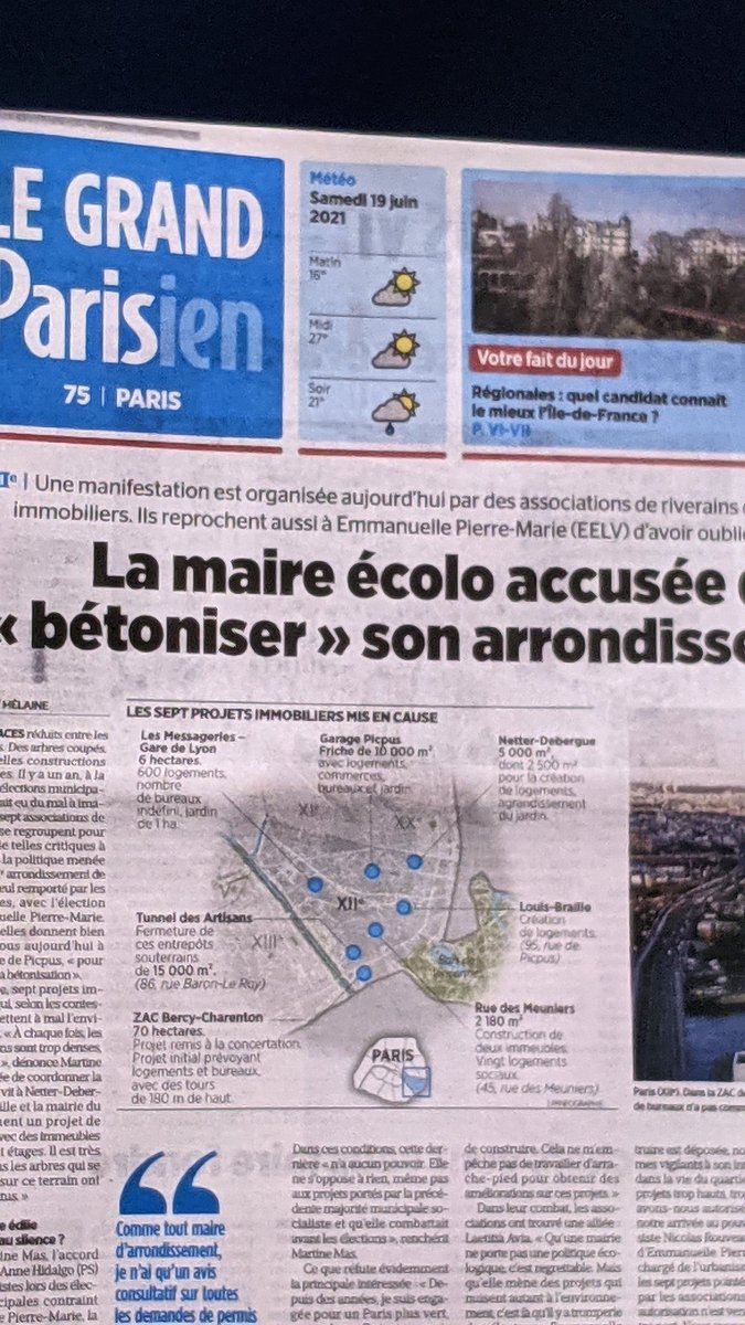 CES OMBRIERES NE SERVENT A RIEN.

Dans le 12e, le cycle décidé par nos élus EELV est le suivant: ♻️
1/ On abat les arbres
2/ On bétonne à mort pour construire des logements sociaux et placer des électeurs de gauche
3/ On installe des ombrières pour lutter contre l'îlot de chaleur
