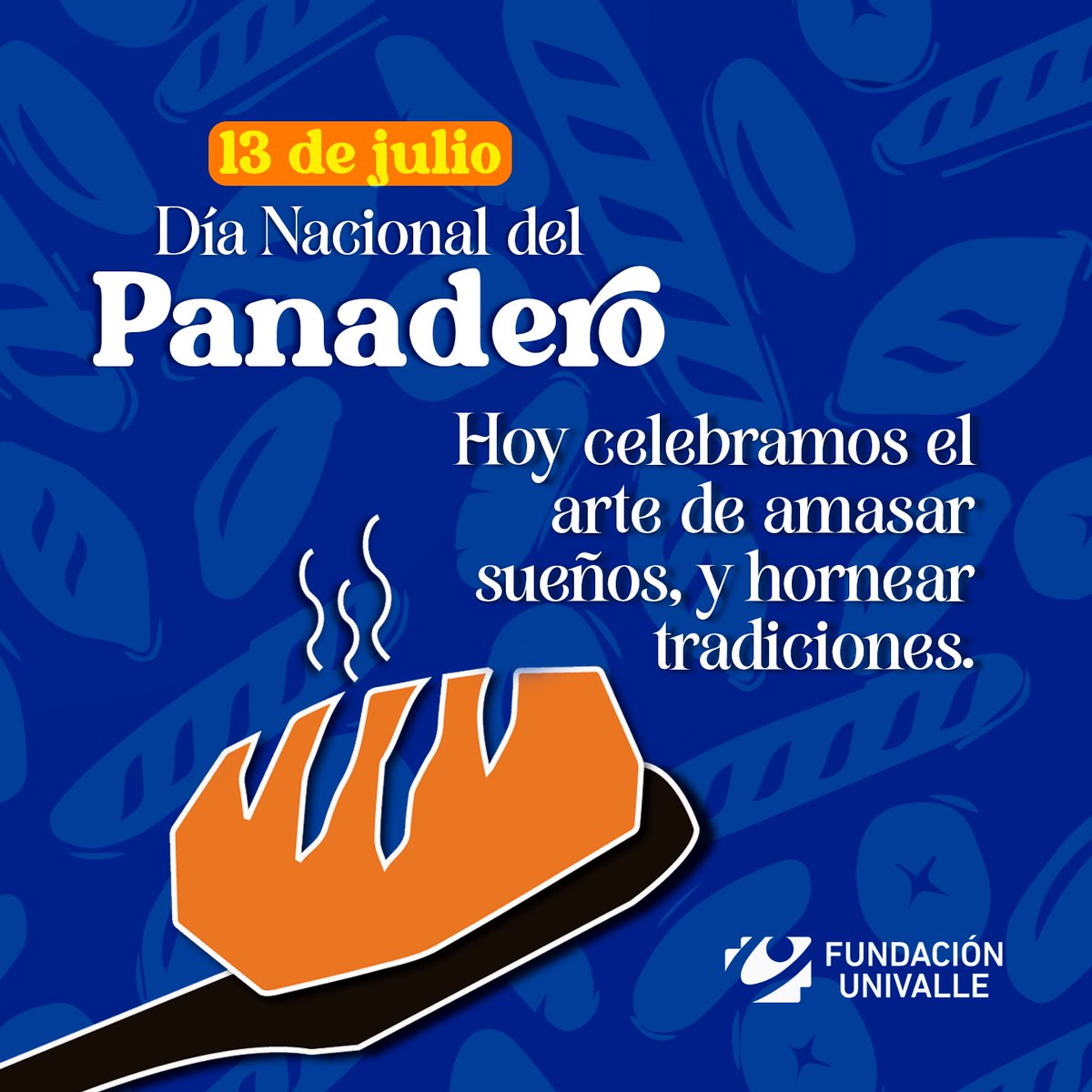 Hoy reconocemos el esfuerzo y la dedicación de quienes cada día nos entregan el pan fresco y el sabor de lo cotidiano. ¡Feliz Día Nacional del Panadero!    
#panadero