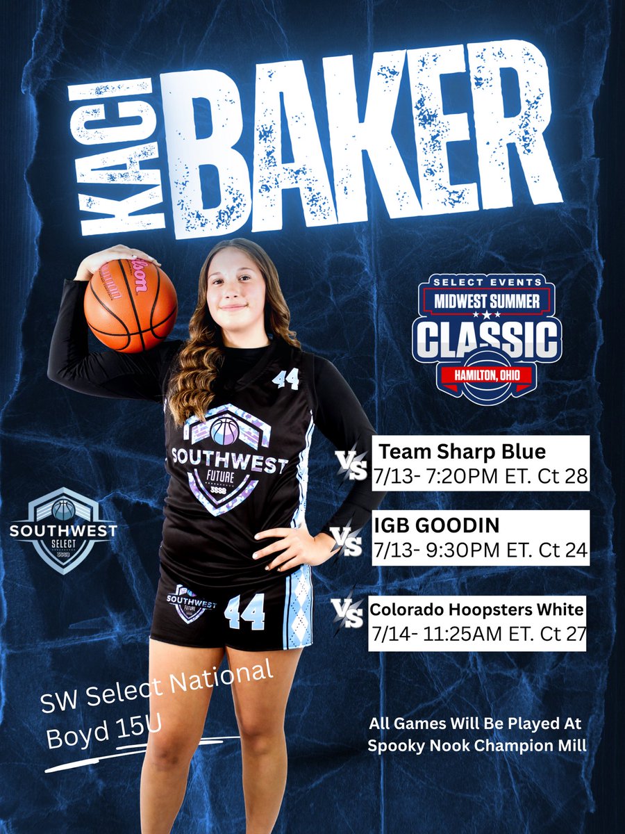 KCBakersAcres2's tweet photo. 2029 6’1” Kaci Baker in Hamilton, Ohio #MidwestSummerClassic @girlzprepreport @CycloneWBB @SW_Select3SSB @DrakeWBB @HawaiiWBB @JrAllStarBB @ACUWBB @GoJacksWBB @PrepGirlsHoops @SWSelectFuture https://t.co/sRWuurI6be