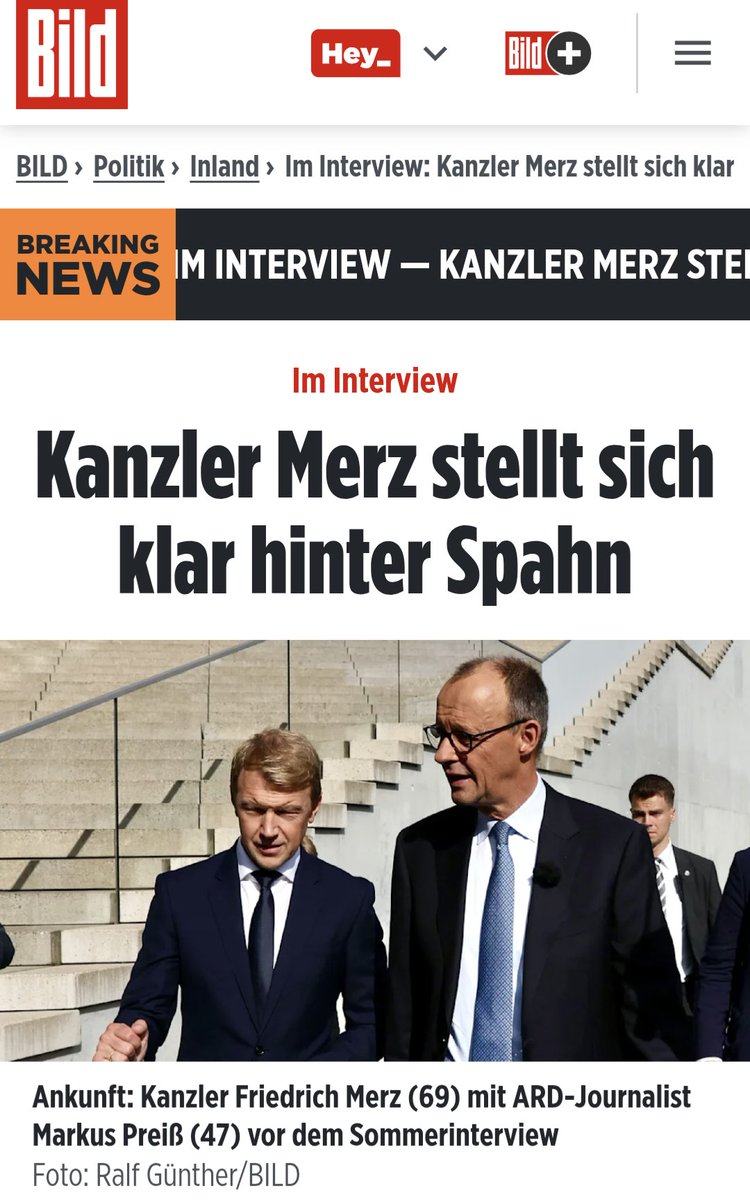 #Merz goes MAGA und stellt sich hinter #Spahn. 

Politisches Versagen hat in Deutschland keinerlei Konsequenzen mehr.
The Flood-Gates are open.
Ich glaube, wir können uns in unseren schlimmsten Albträumen noch nicht ausmalen, was diese Union noch mit Deutschland anstellen wird.