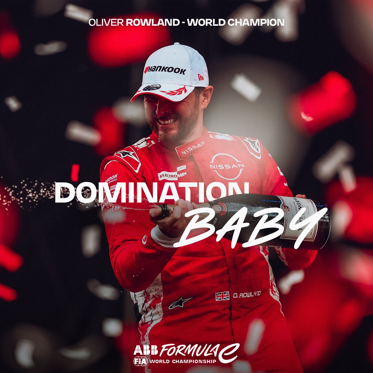 Your 2024/25 ABB FIA Formula E World Champion 🏆

Pure domination 

<a href="/Hankook_Sport/">Hankook Tire Motorsports Official</a> #BerlinEPrix
