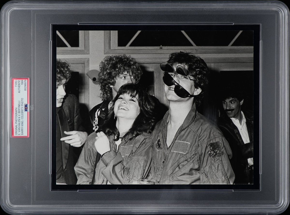 alanbarcoff's tweet image. Some music type 1 original photos from my collection authenticated by @PSAcard Ace Frehley of Kiss 1970's, Prince 1980's and Eddie Van Halen 1984. @natsturner @CardPurchaser @kiss @prince @VanHalenNews