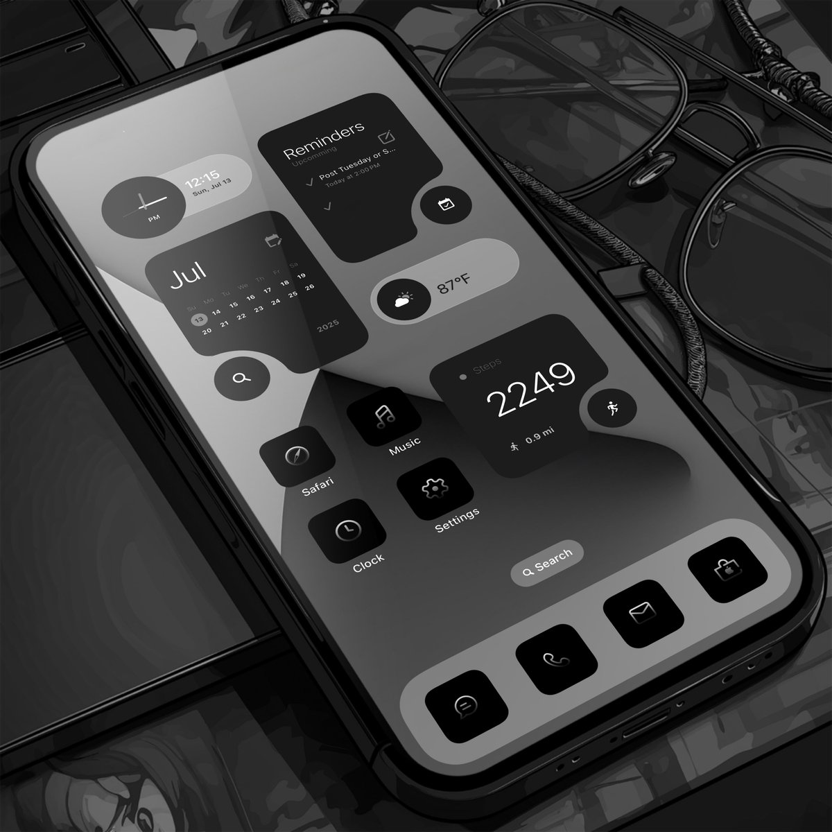 AntronNYC's tweet image. Black, white, and perfectly balanced. 🖤🤍
#wallpapers #wallpaper #homescreen
Widgets & Icons @21MaRcO12