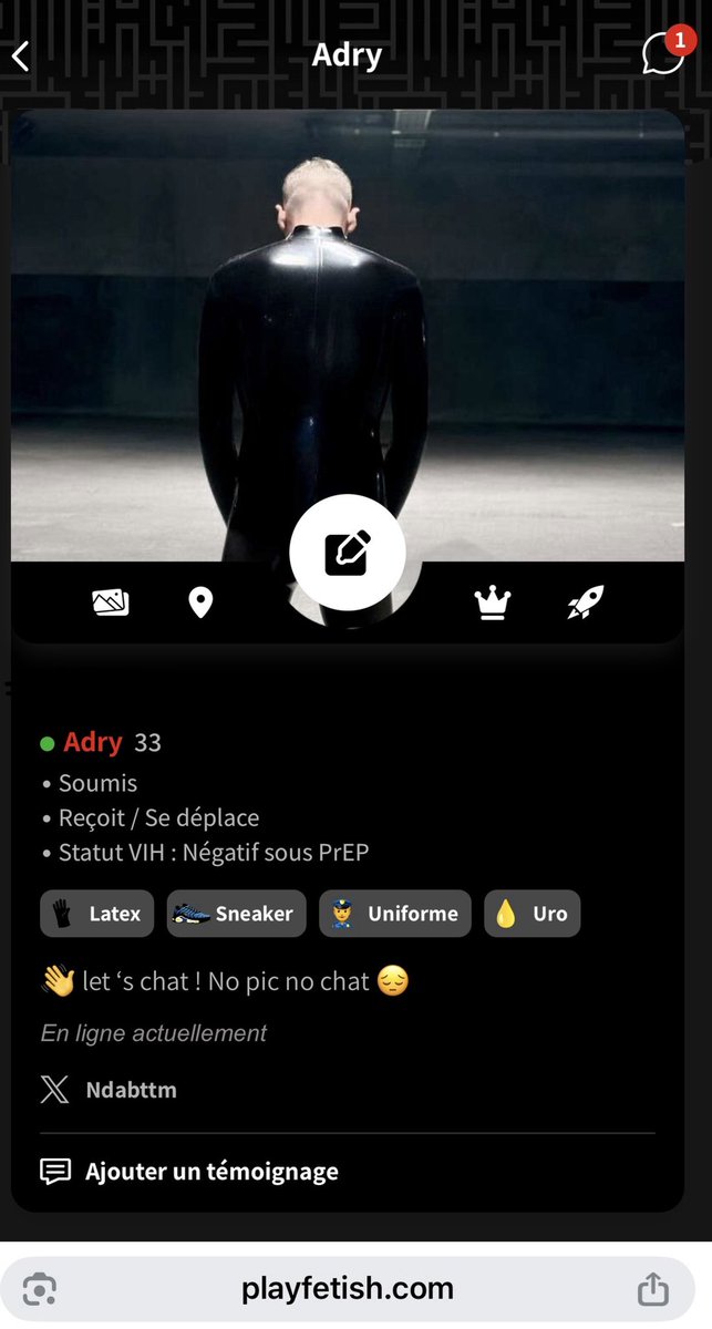 ndabttm's tweet photo. 😈Retrouve-moi sur @PlayFetish pour des rencontres #fetish et #kinky !
👉 Inscris toi grâce à mon lien https://t.co/BaJf4zc6BJ https://t.co/OuijxYV2WQ