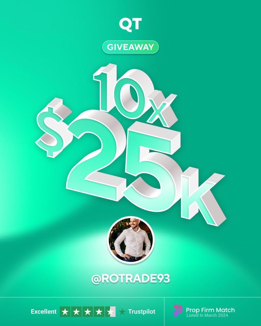 Long time, no giveaway. 

As a sign of respect and gratitude for all your support and feedback, I’d like to give back by helping 10 traders with a prop firm funding account from Quant Tekel. Big thanks to them as well for making this possible. 

So, I’ll be giving away 10 instant
