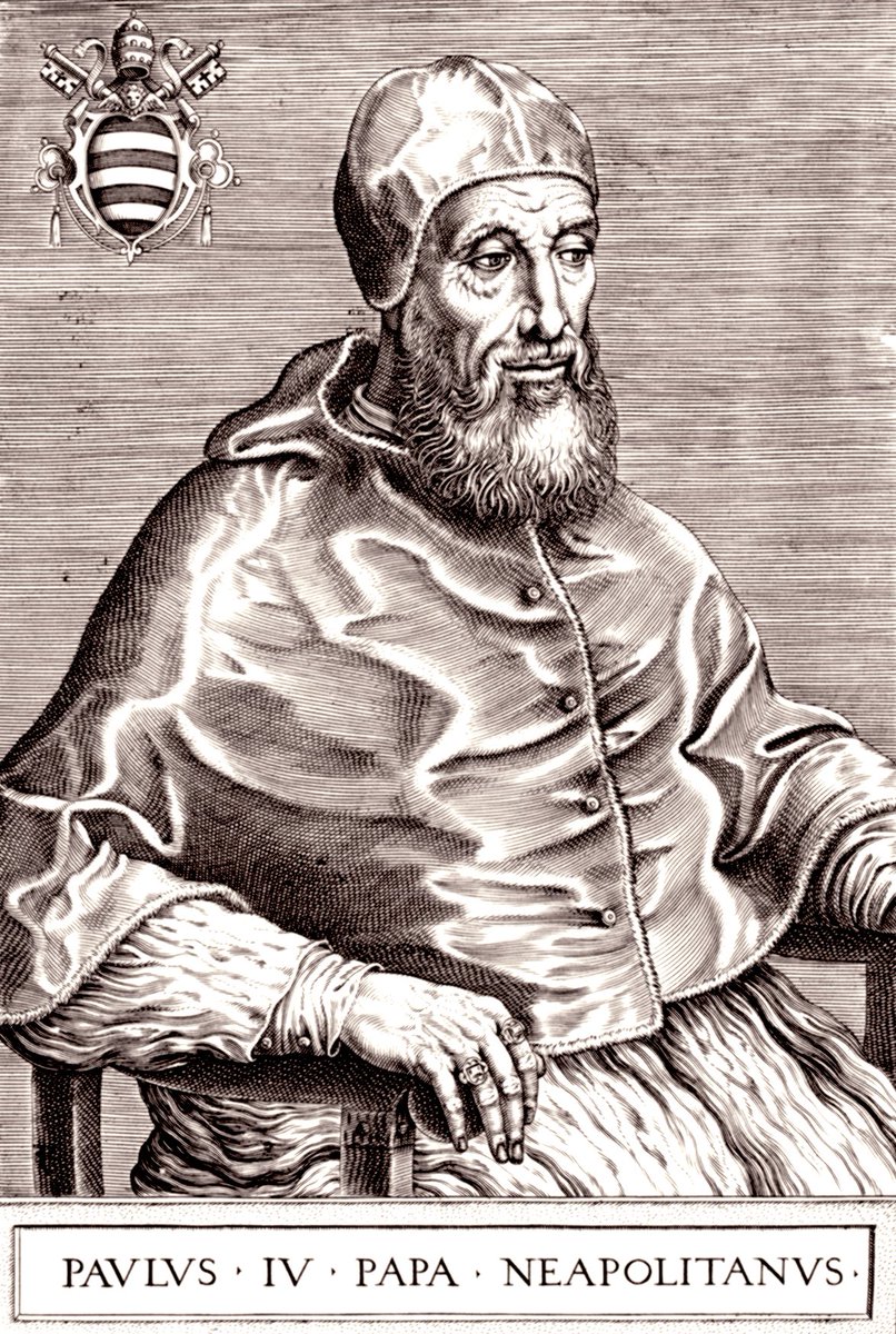 UrbanusVIII's tweet photo. • 14 luglio 1555 •
#PaoloIV #Carafa emana la bolla papale “CUM NIMIS ABSURDUM” (perché è oltremodo assurdo) con cui istituisce il ghetto romano e le restrizioni a tutti i giudei del Regno Pontificio. https://t.co/hzy2Uh9SUe