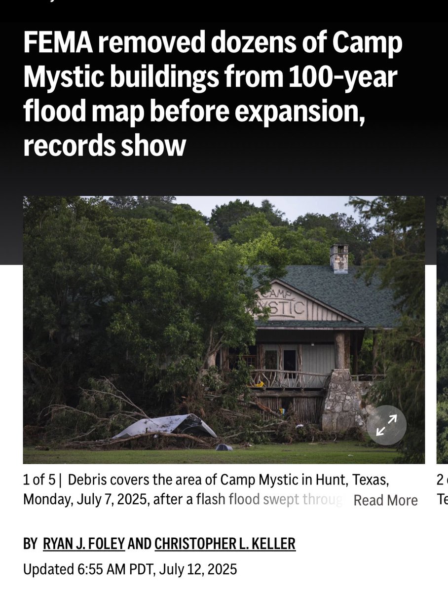 This “unimaginable” tragedy was in fact imagined by FEMA years ago, but the camp got “regulatory relief” that led to many dead children. An example of when “cutting red tape” is deadly.